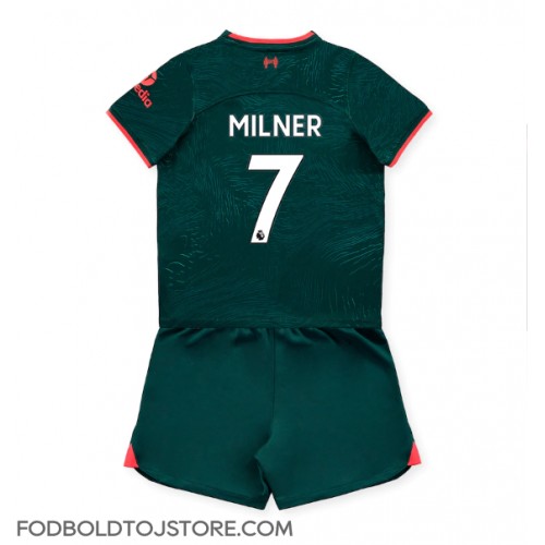 Liverpool James Milner #7 Tredje sæt Børn 2022-23 Kortærmet (+ Korte bukser)